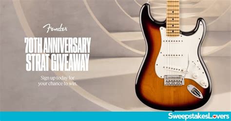 fender sweepstakes rules.